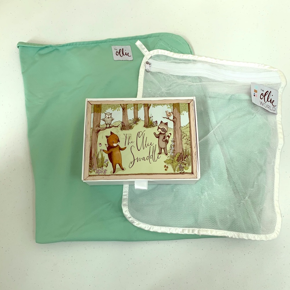 The Ollie World Swaddle in Meadow